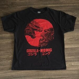 Kong Black and Red Graphic T-Shirt